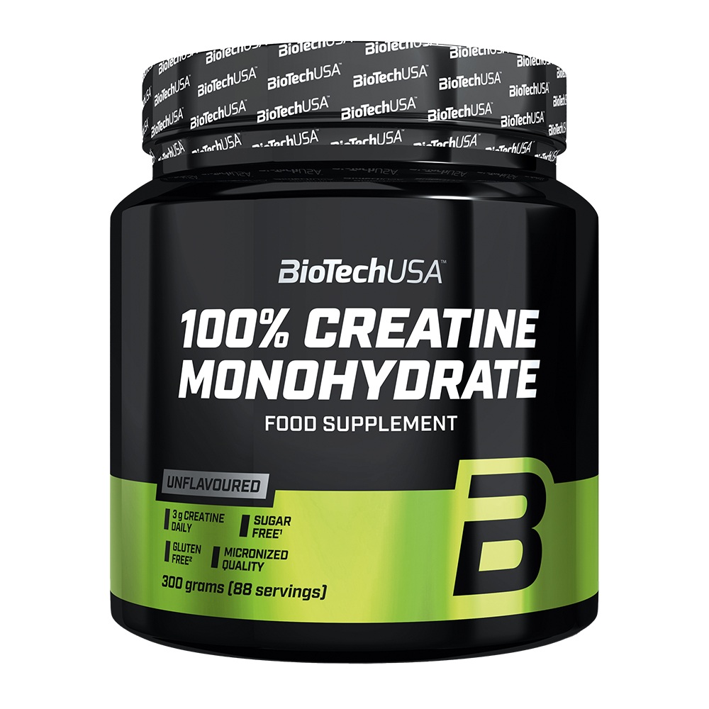 Creatina monohidrata 100% Creatine Monohydrate, 300 g, Biotech USA