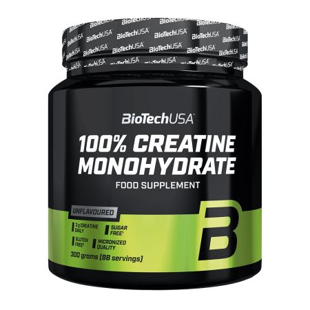 Creatina monohidrata 100% Creatine Monohydrate, 300 g, Biotech USA