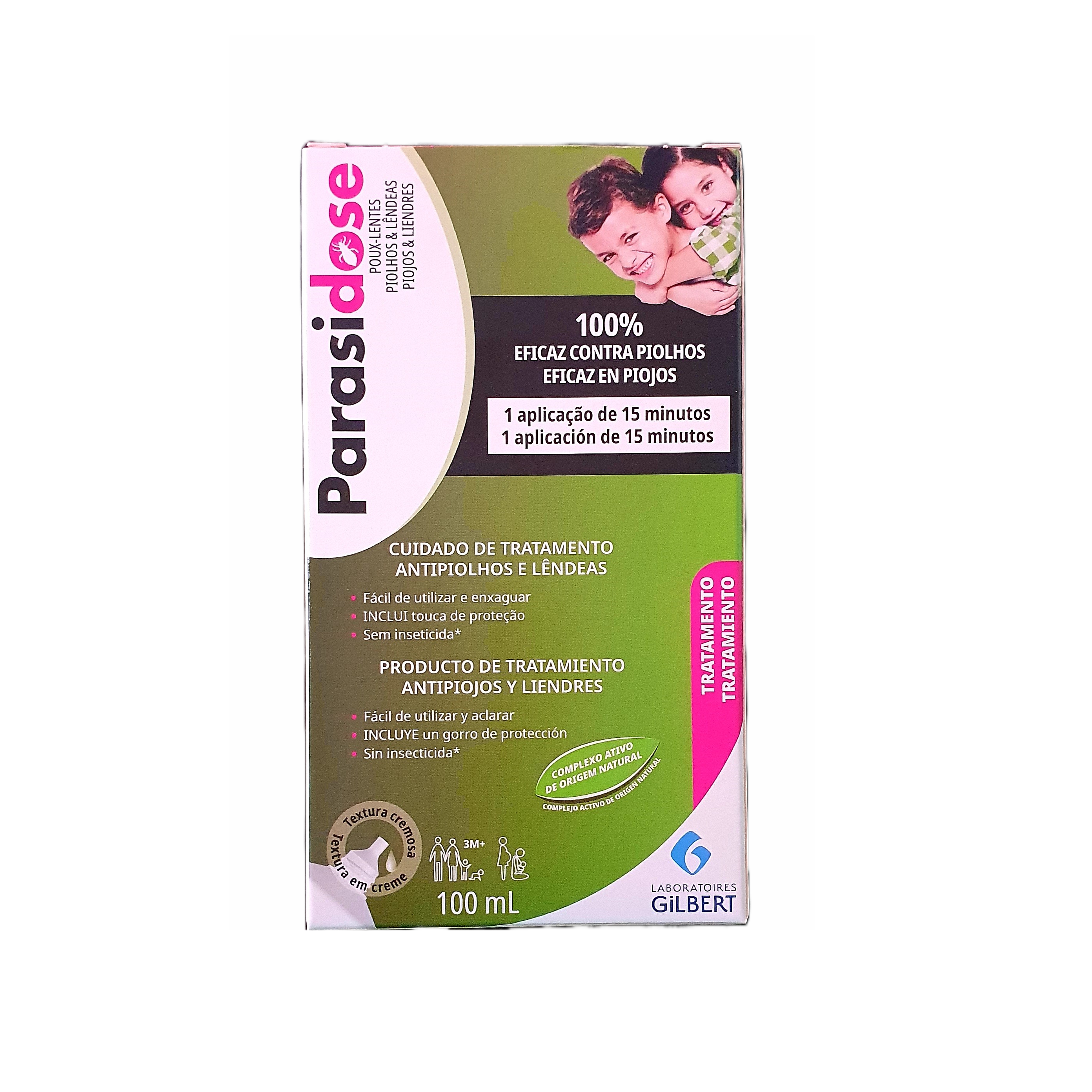 Lotiune tratament impotriva paduchilor si lindinilor Parasidose, 100 ml, Gilbert