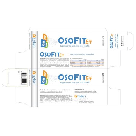 Osofit Eff, 20 comprimate efervescente, Hyllan 702790