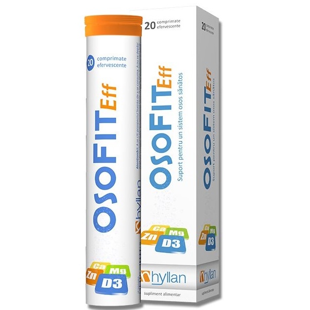 Osofit Eff, 20 comprimate efervescente, Hyllan