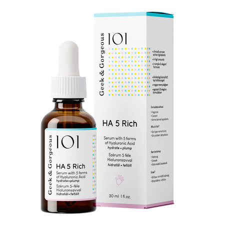 Serum HA 5 Rich, 30 ml, Geek&Gorgeous 699758