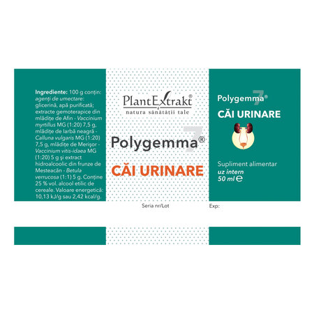 Polygemma 7 Cai Urinare, 50 ml, Plant Extrakt 731379