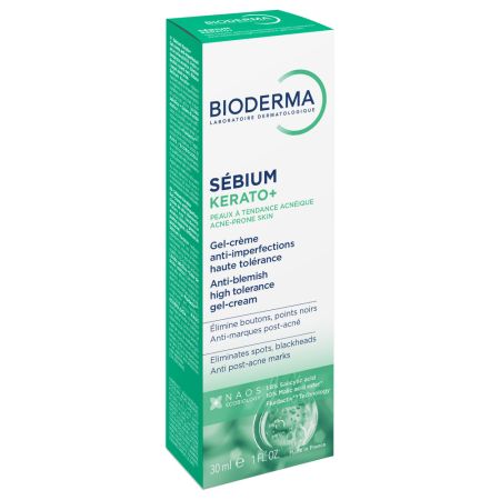 Gel crema anti-imperfectiuni Sebium Kerato+, 30 ml, Bioderma 711114