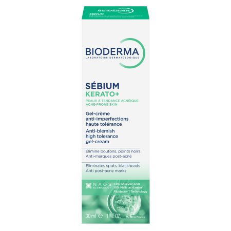 Gel crema anti-imperfectiuni Sebium Kerato+, 30 ml, Bioderma