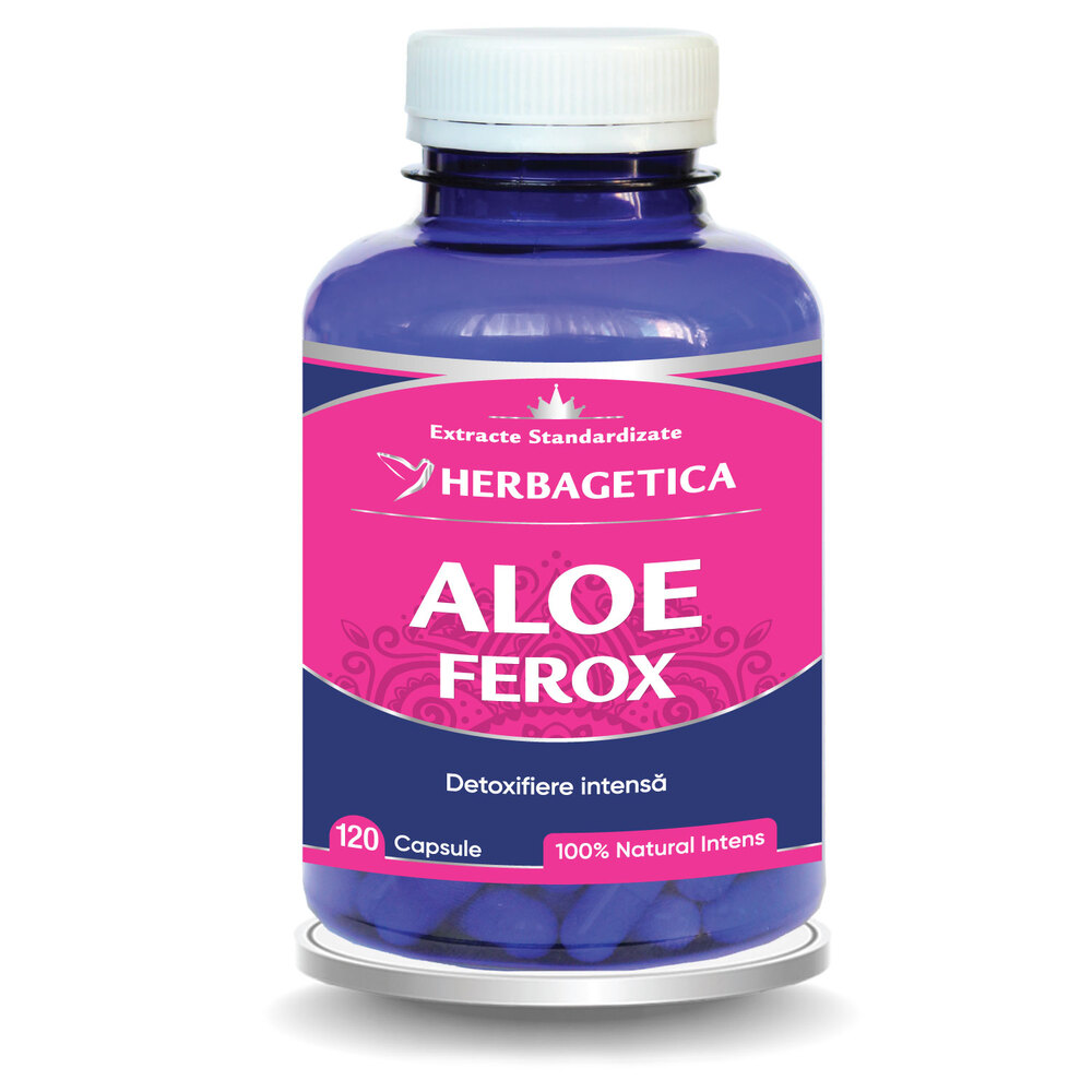 Aloe Ferox 100% natural, 120 capsule, Herbagetica