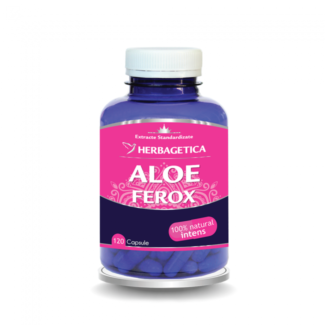 Aloe Ferox 100% natural, 120 capsule, Herbagetica