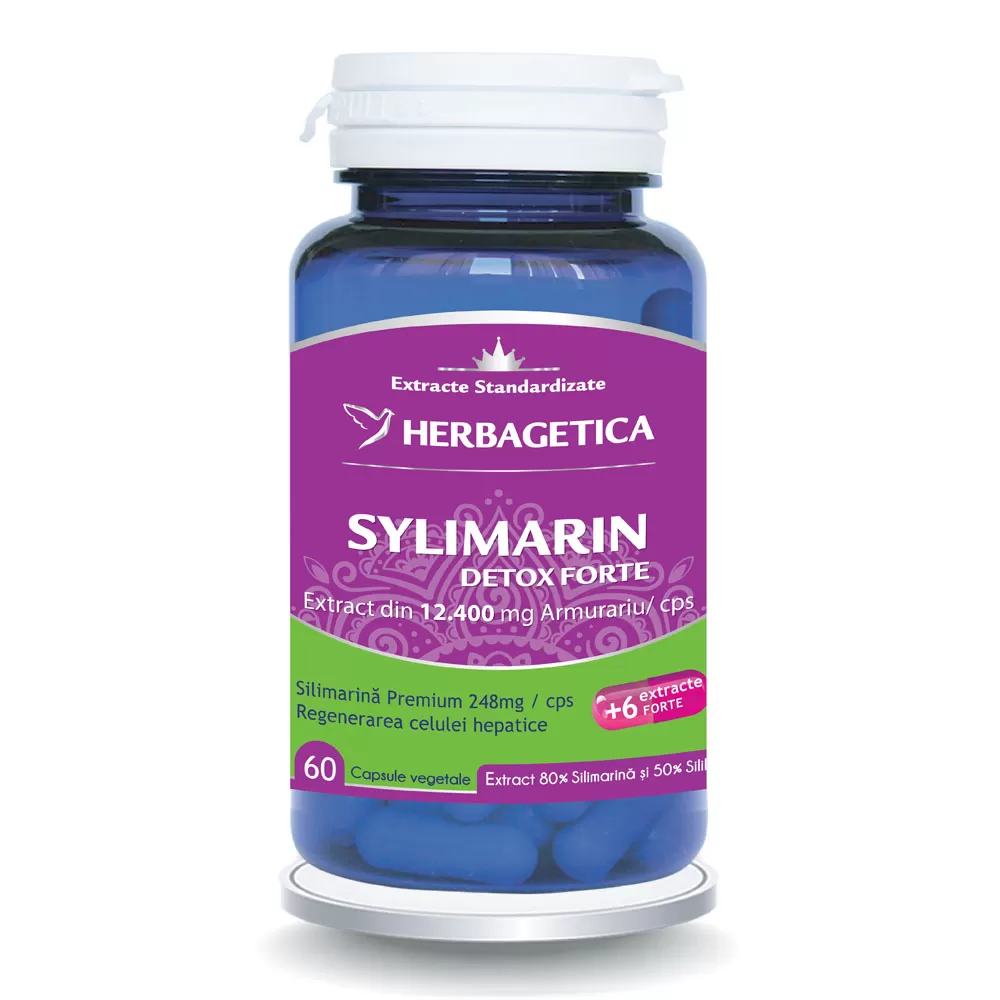 Sylimarin Detox Complex, 60 capsule, Herbagetica