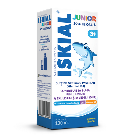 Solutie orala Iskial Junior, 100 ml, USP Romania