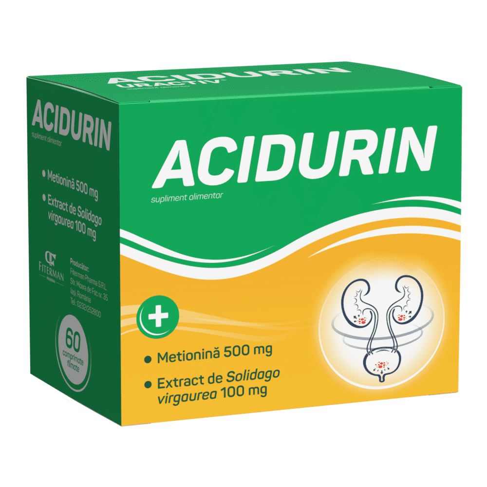 Acidurin, 60 comprimate filmate, Terapia