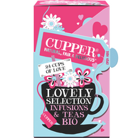 Selectie de ceaiuri si infuzii bio Lovely Selection Cupper, 24 plicuri, Allos Hof