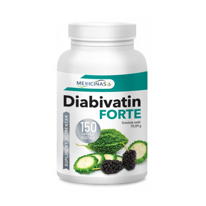 Diabivatin Forte, 150 capsule, Medicinas