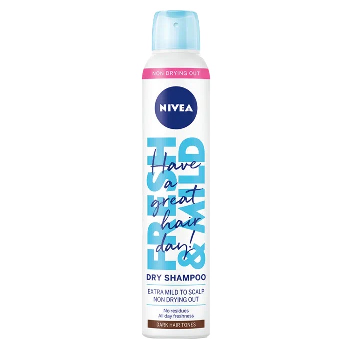 Sampon uscat pentru par brunet Fresh & Mild, 200 ml, Nivea