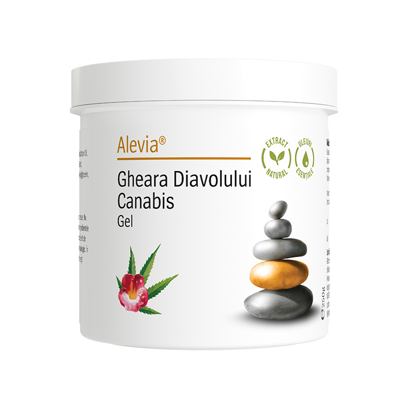 Gel Gheara Diavolului Canabis, 250 ml, Alevia