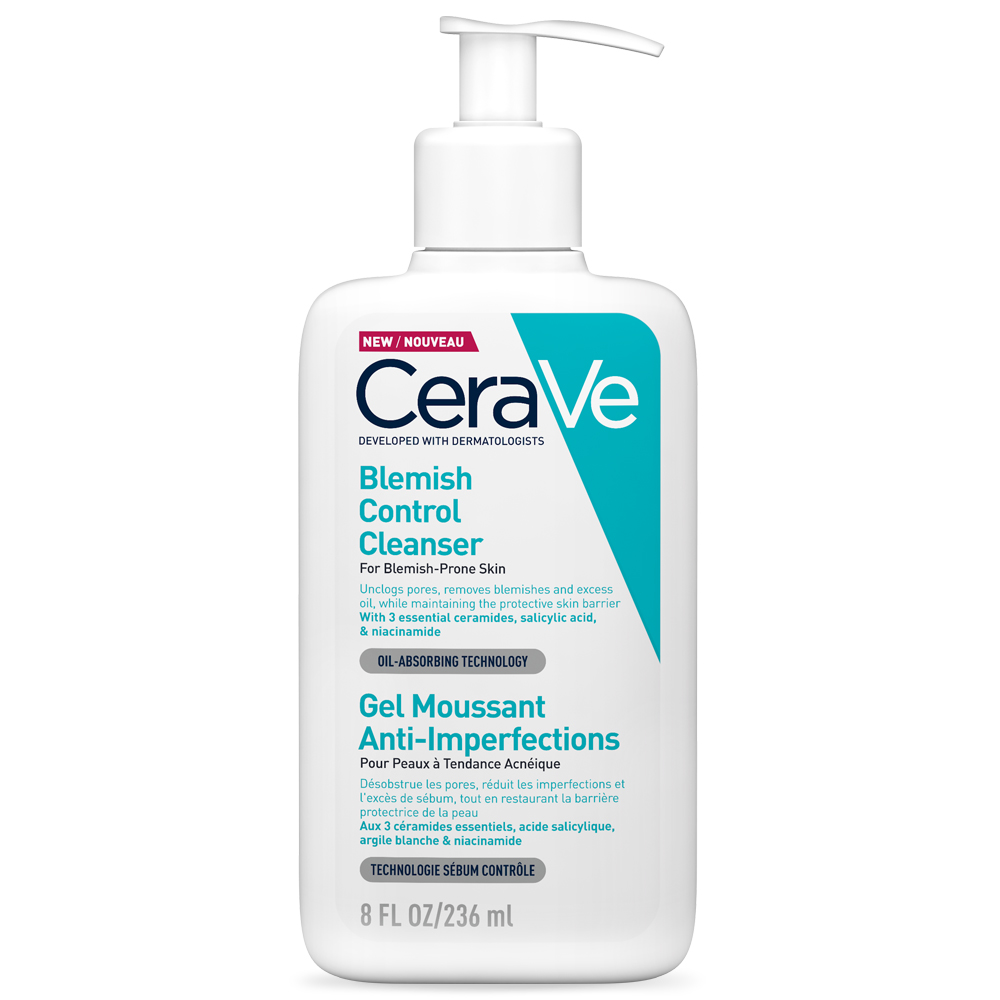 Gel de curatare spumant anti-imperfectiuni pentru ten cu tendinta acneica, 236 ml, CeraVe