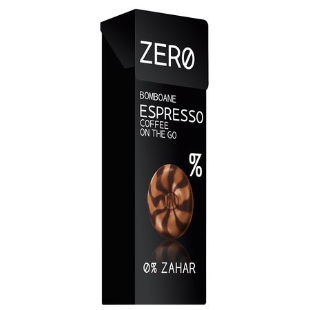Bomboane Zero Espresso Coffee, 32 g, Elgeka
