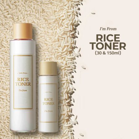 Toner hidratant cu extract de orez, 30 ml, I'm From 660956