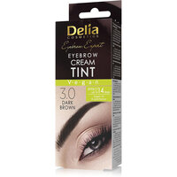 Crema coloranta pentru sprancene nuanta Dark Brown, 15 ml, Delia Cosmetic