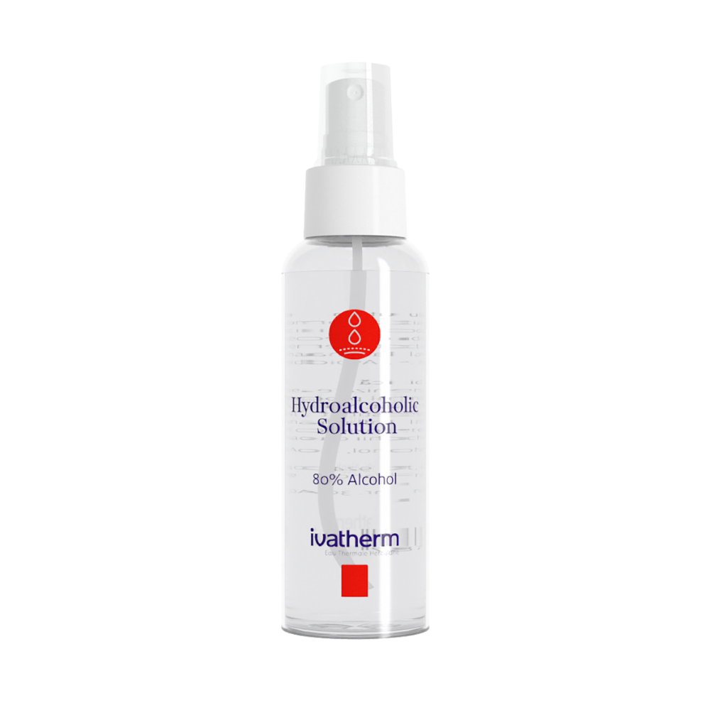 Solutie hidroalcoolica pentru maini, 100 ml, Ivatherm 