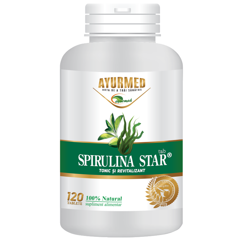 Spirulina Star, 120 tablete, Ayurmed