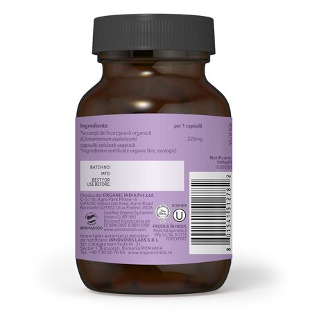 Scortisoara Bio, 60 capsule, Organic India 718940