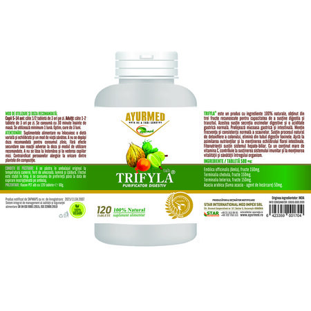 Trifyla, 120 tablete, Ayurmed 698361