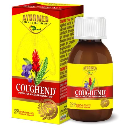 Sirop cu zahar Coughend, 100 ml, Ayurmed