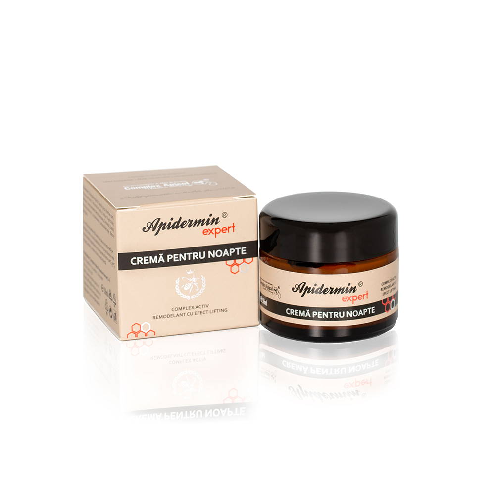 Crema de noapte Apidermin Expert, 50 ml, Complex Apicol