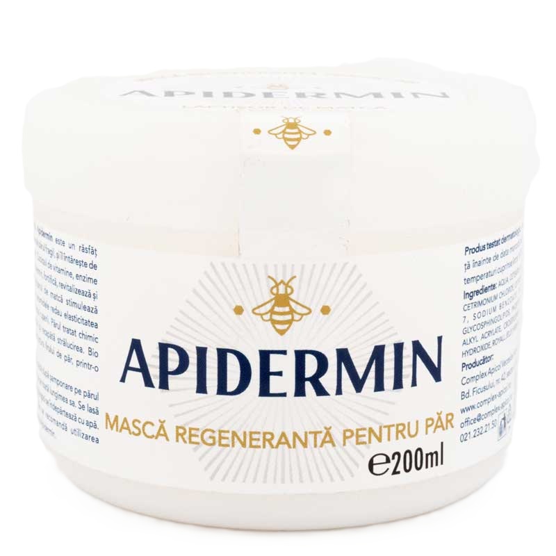 Masca regeneranta pentru par Apidermin, 200 ml, Complex Apicol