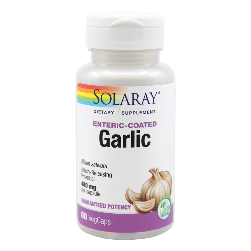 Garlic (Usturoi) 500mg Solaray, 60 capsule, Secom