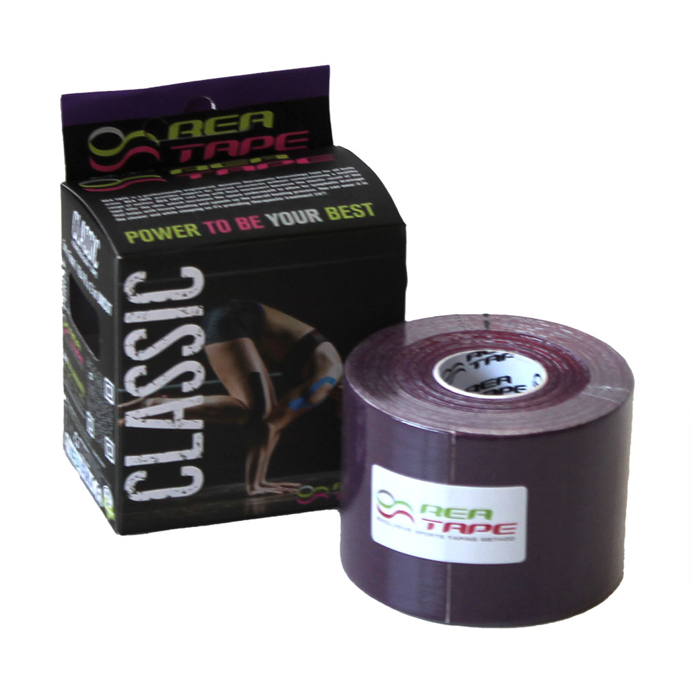 Banda kinesiologica premium mov, 5cm x 5m, REA Tape