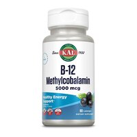 Vitamina B12 Methylcobalamin Kal, 5000 mcg, 60 comprimate, Secom