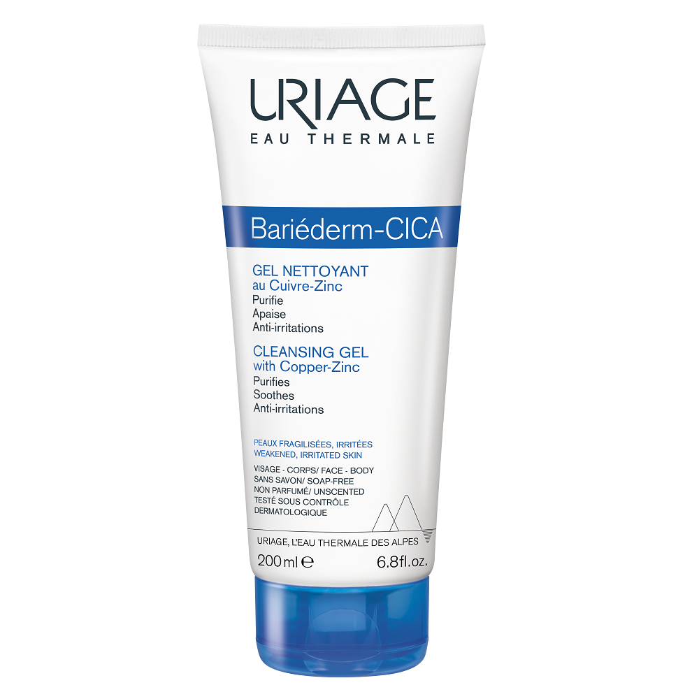 Gel de curatare Bariederm Cica, 200 ml, Uriage