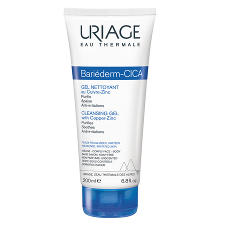 Gel de curatare Bariederm Cica, 200 ml, Uriage