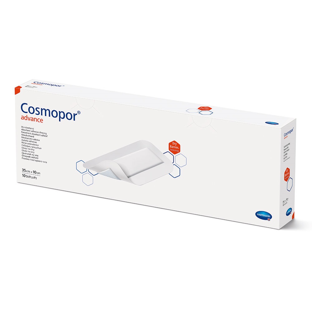 Plasturi Cosmopor Advance (901017), 35 x 10 cm, 10 plasturi, Hartmann