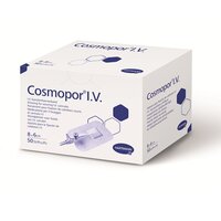 Plasturi sterili pentru fixarea branulelor Cosmopor I.V., 8x6 cm, 50 bucati, Hartmann