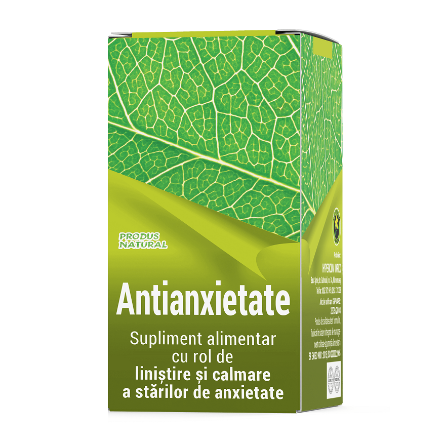 Antianxietate, 60 capsule, Hypericum