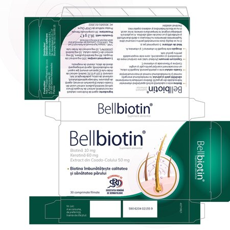 Bellbiotin, 30 comprimate filmate, Zdrovit 720138