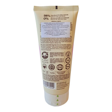 Crema de corp cu migdale dulci si ceramide vegetale, 200 ml, L'Erboristica 710722
