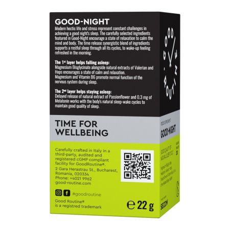 Good Night Good Routine, 20 tablete dublu-strat, Secom 711475