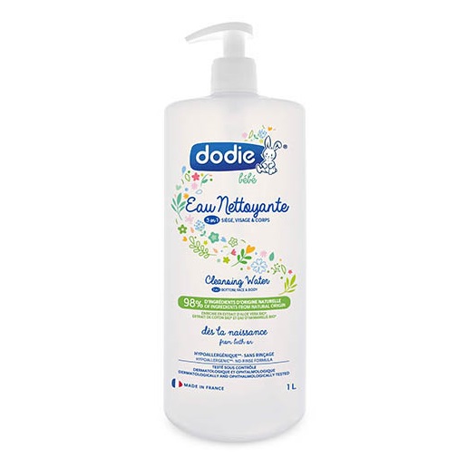 Apa de curatare 3 in 1 pentru sezut, fata si corp, 1000 ml, Dodie