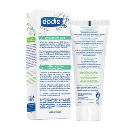 Crema de protectie pentru fata si corp Cold Cream, 75 ml, Dodie 539851