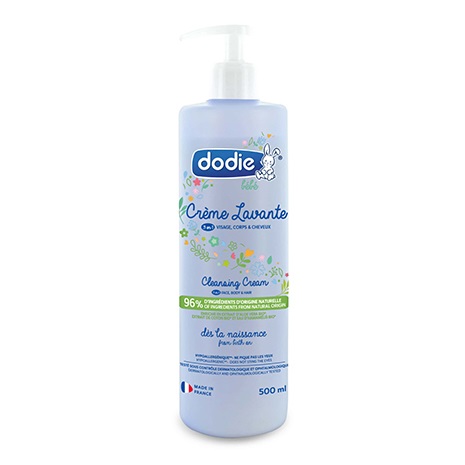 Crema de spalare 3 in 1 pentru fata, corp si par, 500 ml, Dodie