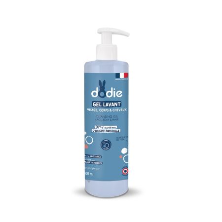 Gel de spalare 3 in 1 pentru fata, corp si par, 500 ml, Dodie