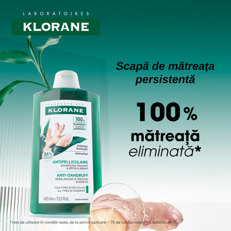 Sampon antimatreata cu Galangal, 400 ml, Klorane 692720