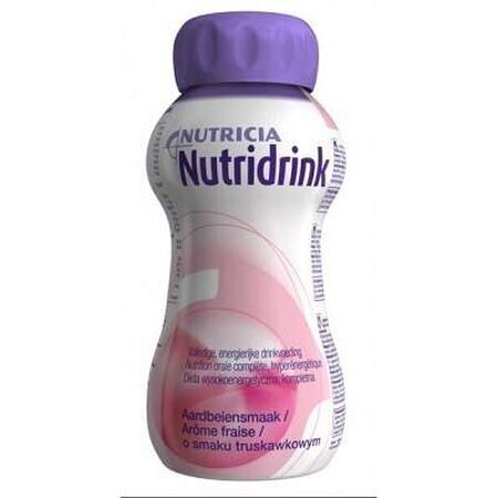 Nutridrink cu aroma de capsuni, 200 ml, Nutricia
