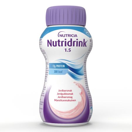 Nutridrink cu aroma de capsuni, 200 ml, Nutricia