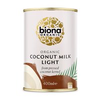 Bautura vegetala din cocos, Bio Light, 400 ml, Biona