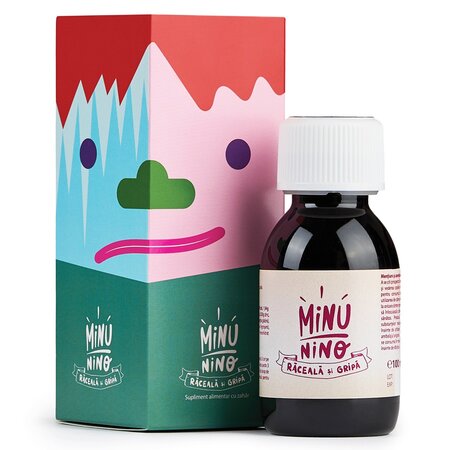 Sirop Raceala si Gripa Minunino, 100 ml, Medimow 611559