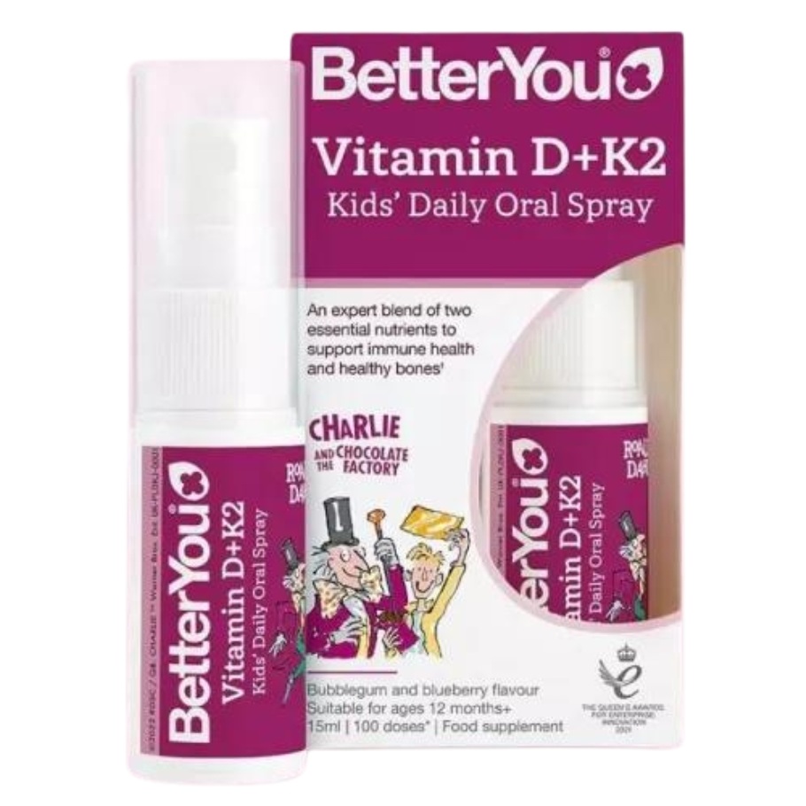 Spray oral cu vitamina D3 si K2 pentru copii, 15 ml, BetterYou